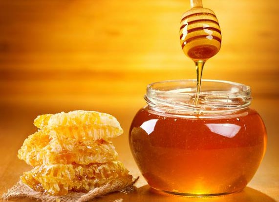 Мёд с сотами