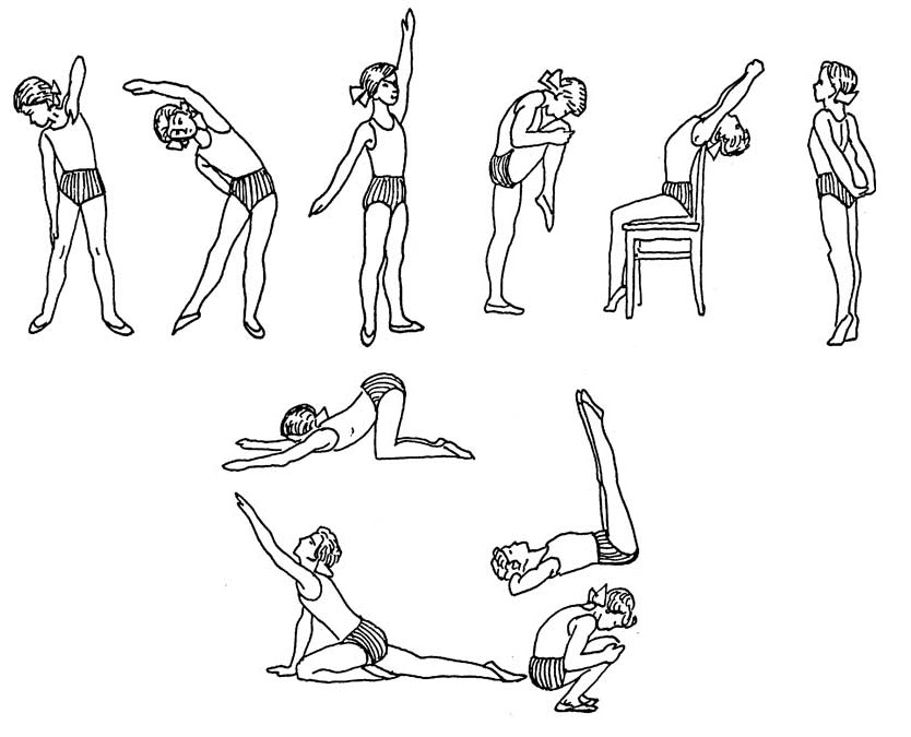 Упражнения Для Спины Картинки Для Женщин