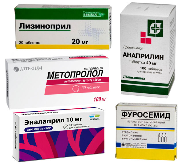 Таблетки при гипертонии