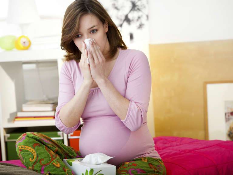 Першение в горле и сухой кашель лечение при беременности